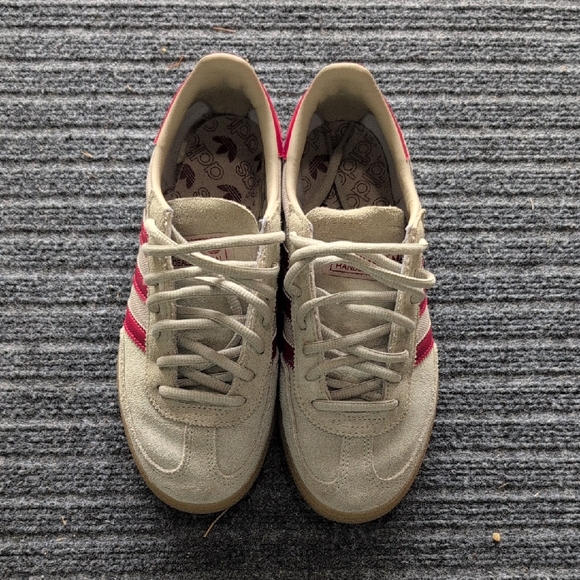 adidas Shoes - Adidas Women's Beige and Burgundy Sneakers